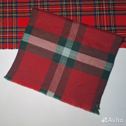 Винтажный шерстяной шарф Made in France