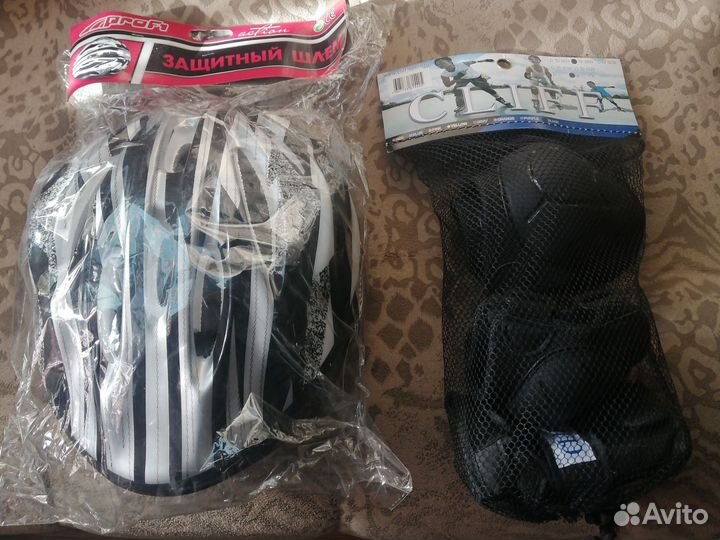 Шлем велосипедный и роликов и защита