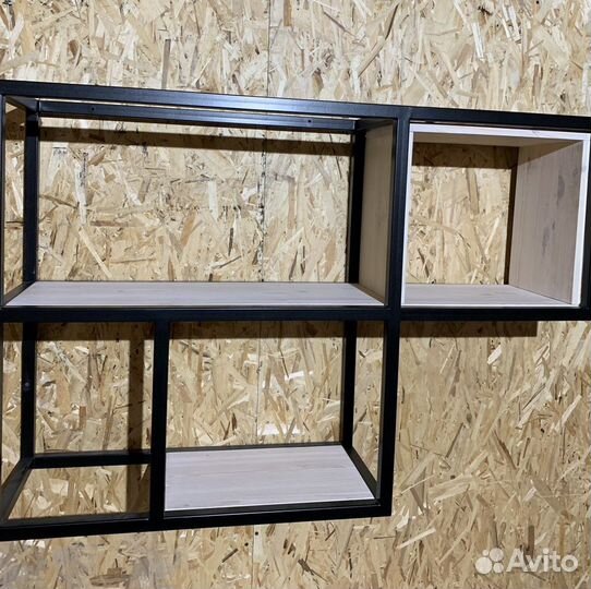 Полка подвесная, настенная лофт