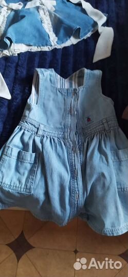 Джинсовый сарафан для девочки 92 98