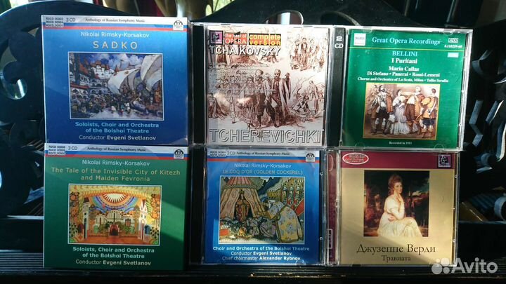 Cd диски. Оперы