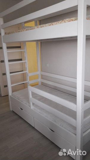 Детские кровати из массива сосны