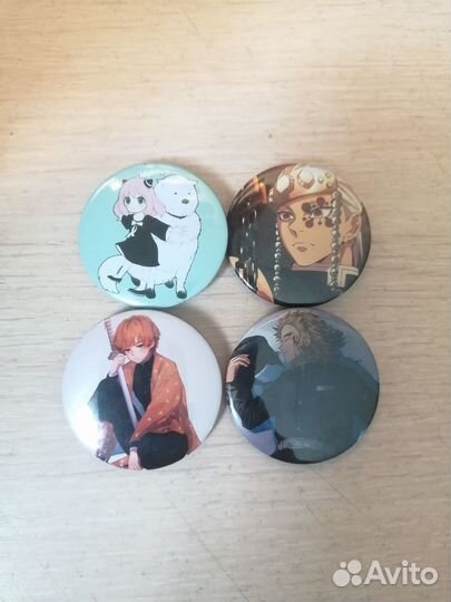 Значки по аниме