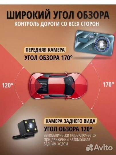 Новый Видеорегистратор для автомобиля с камерой