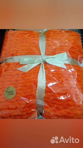 Плед детский вязаный ручная работа