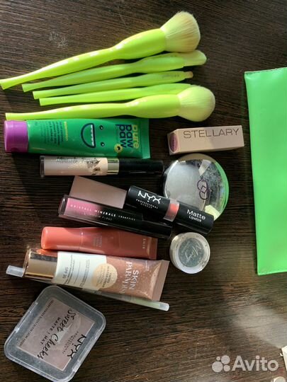 Пакет косметики nyx, l'oreal, shik, pure pawpaw