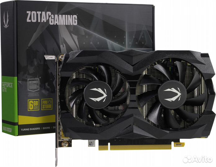 Видеокарта Zotac gaming GeForce GTX 1660 super Twi