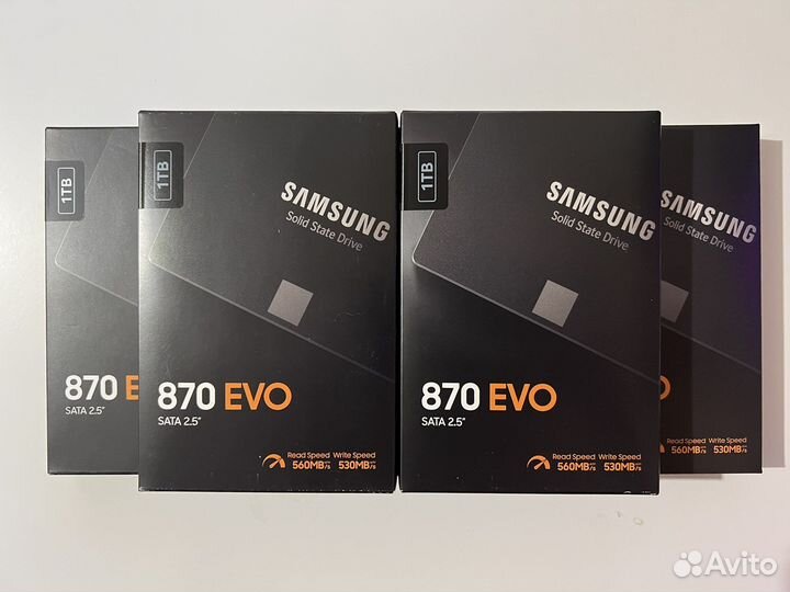SSD Samsung 870 EVO 1TB Оригинал Новые