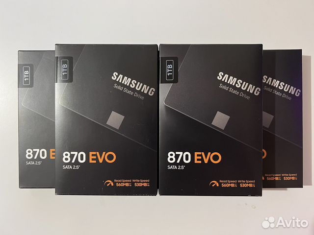 SSD Samsung 870 EVO 1TB Оригинал Новые
