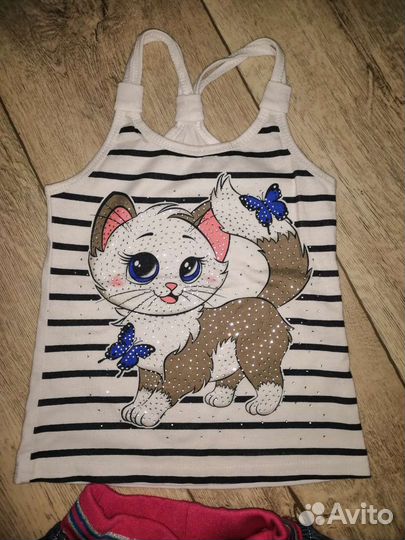 Джинсовые шорты+майка(топик)