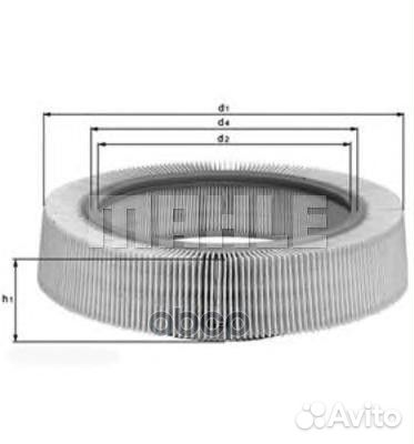 Фильтр воздушный S-class (W140) lx346 Mahle/Kn