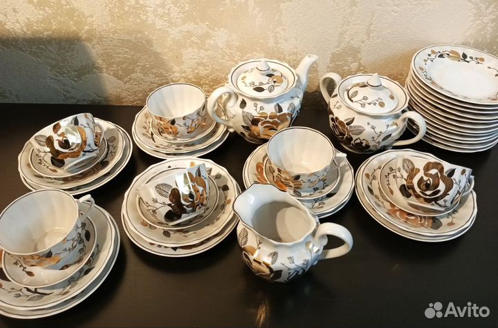 Вербилки Золотая роза Сервиз чайный