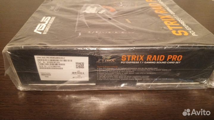 Внутренняя звуковая карта с внешним блоком asus st