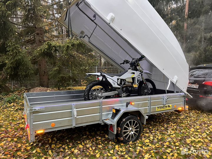 Крепление для мотоцикла в прицеп