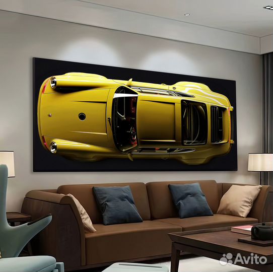Идеальная интерьерная картина Porsche 911 Блшх