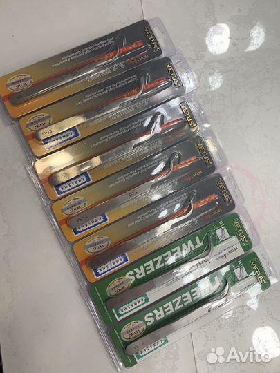 Пинцет для наращивания ресниц