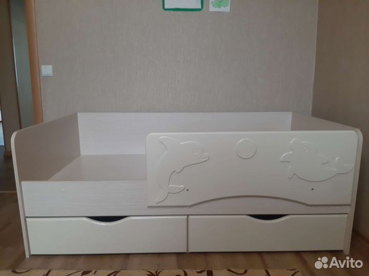 Детская кровать от 3 лет с матрасом бу