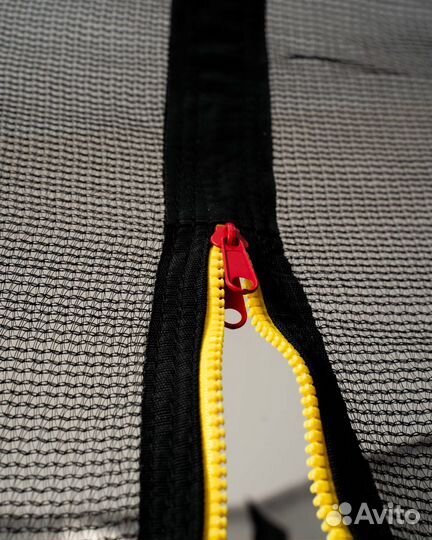 Детский батут с сеткой для дома, улицы 152 см