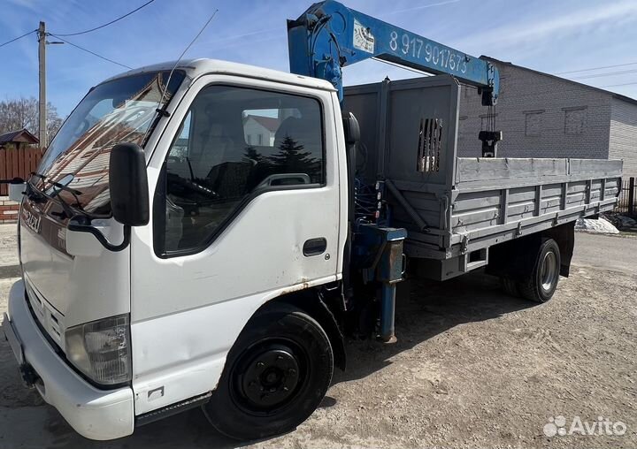 Isuzu NQR71P-7 с КМУ, 2007