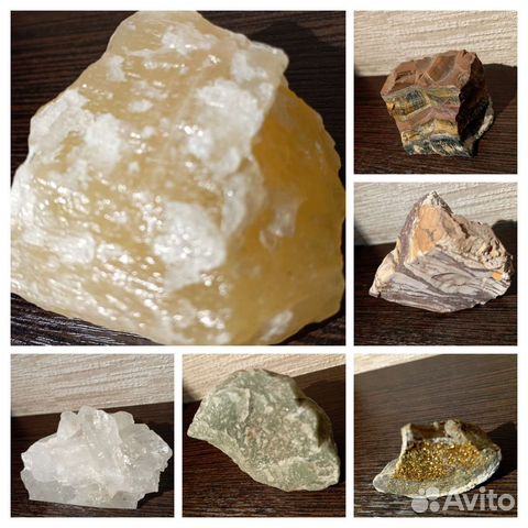 Натуральные природные минералы и самоцветы
