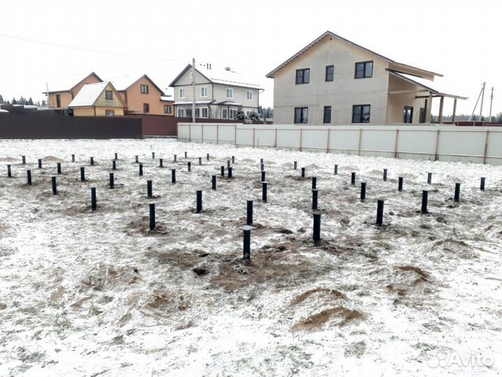 Винтовые сваи / Фундамент под ключ