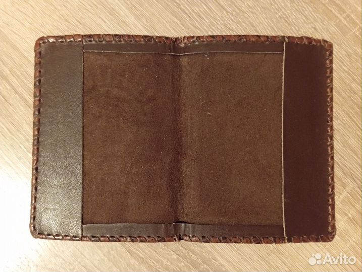 Обложка для паспорта СССР, натуральная кожа
