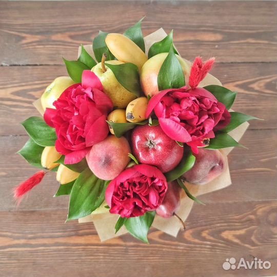 Букеты из фруктов и овощей