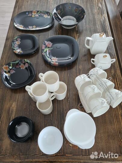 Набор столовой посуды luminarc и другое