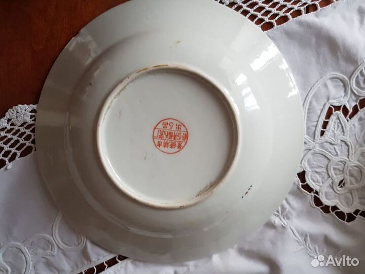 Тарелки фарфор. Старый Китай. 50-ые