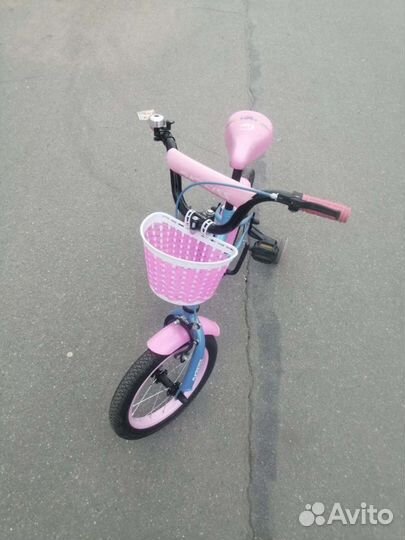 Детский велосипед для девочки 14 диаметр