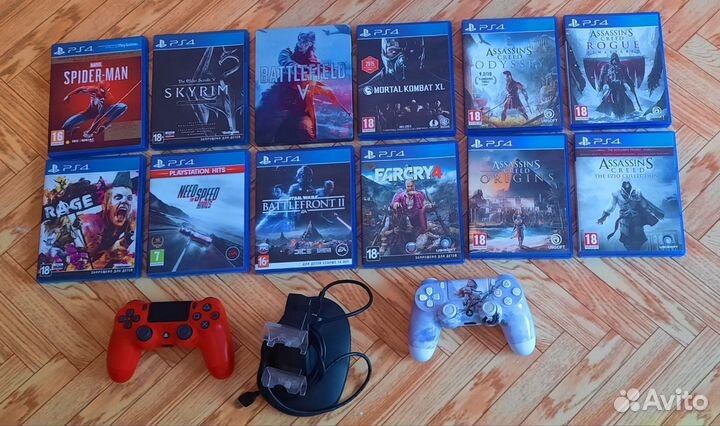 Игры для PS4 + Станция + Гемпад Оригинал