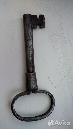 Амбарный замок, с ключём 19 век