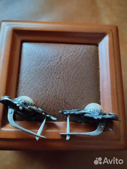 Серьги серебро