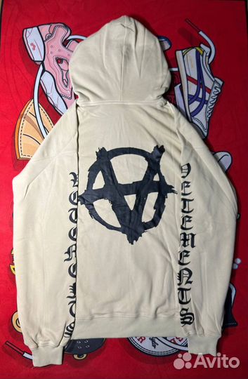 Худи Vetements бежевое A