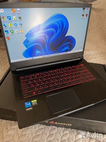 Ноутбук игровой MSI GF63 Thin 11UC 9S7-16R612-1062