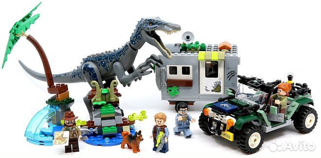 Конструктор Lari 11335 Поединок с бариониксом: охо