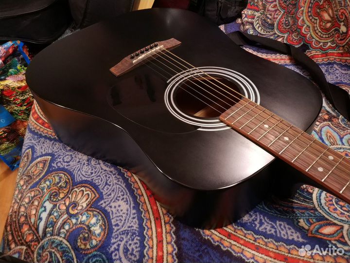 Cort AD810-BKS акустическая гитара дредноут