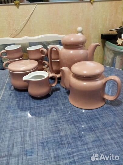 Большой керам. набор СССР, супница, кон-ца, сах-ца