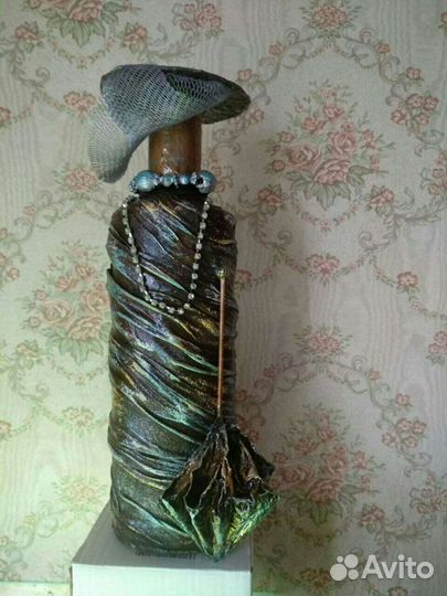 Подарки ручной работы - Бутылки интерьерные