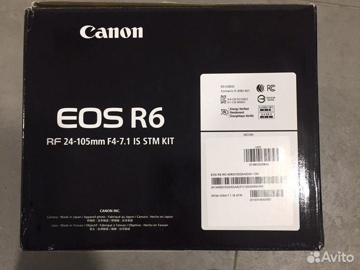 Canon EOS R6 Kit RF 24-105mm f/4-7.1 IS STM Новый