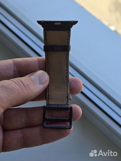 Кожаный ремешок для apple watch 44 mm