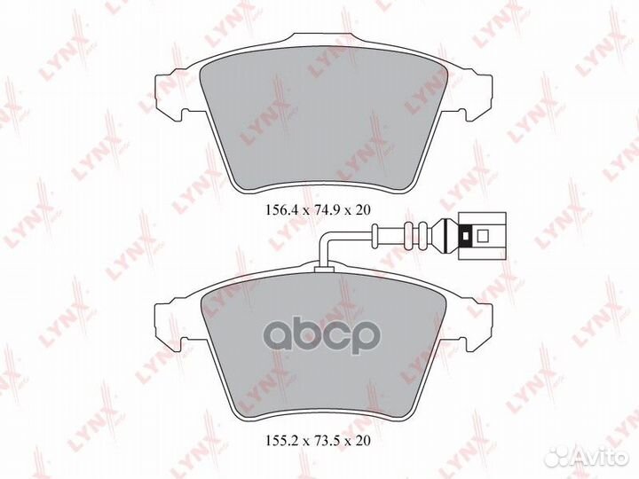 Колодки тормозные дисковые перед BD-8006 BD