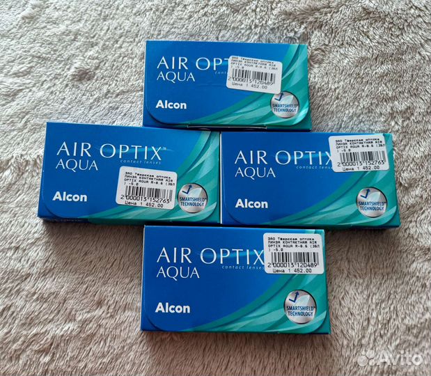 Контактные линзы AIR optix -5.00 D