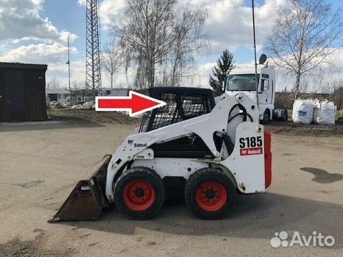 Стекло боковое на Bobcat S130/150/160/175/185/205