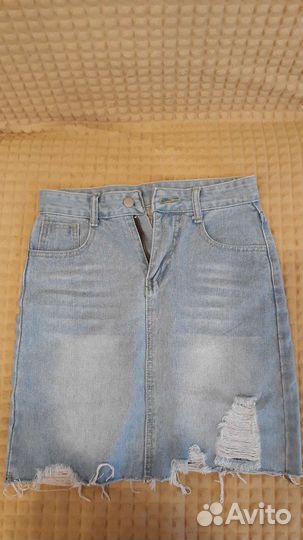 Юбка джинсовая