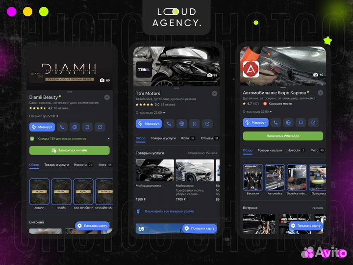 Продвижение на Яндекс картах/Яндекс бизнес