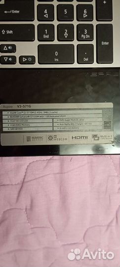 Acer aspire v3 571g