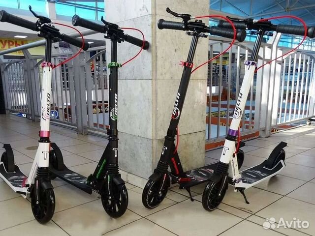 Самокат 2-х колесный тт delta