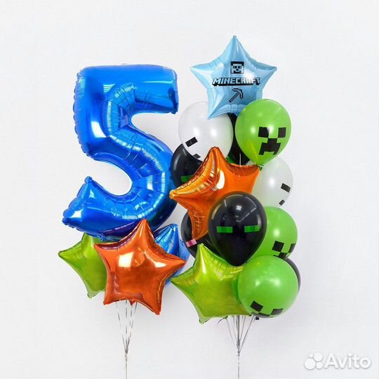Воздушный шар цифра 5