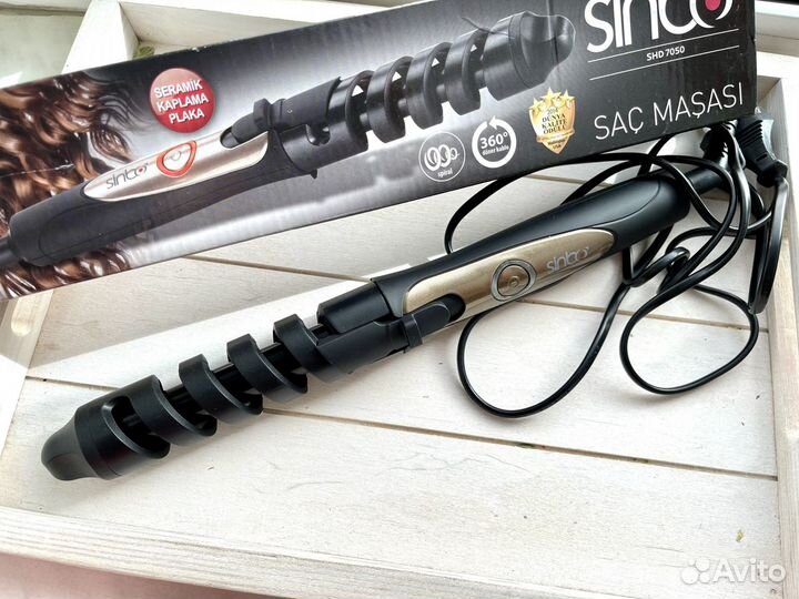 Щипцы для завивки волос sinbo shd7050